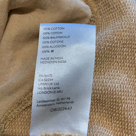 Anthropologie Pilcro %100 cotton muscle style tunic length sweatshirt - Picture 5 of 5